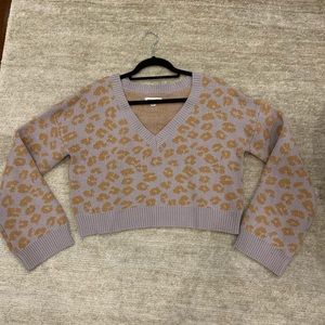 Wild Honey Cheetah Print Sweater